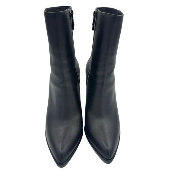 Christian Dior D-Fiction Leather Heeled Ankle Boot Noir Black Size 8.5 - Picture 3 of 16